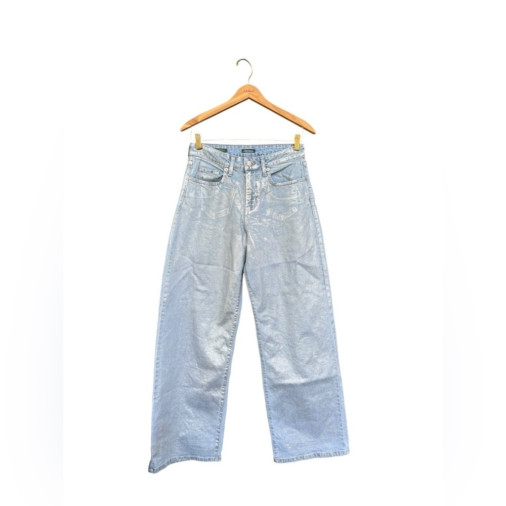Wild Fable Women’s Shiny High Rise Baggy Jean Size 4 Festival Grunge Y2K